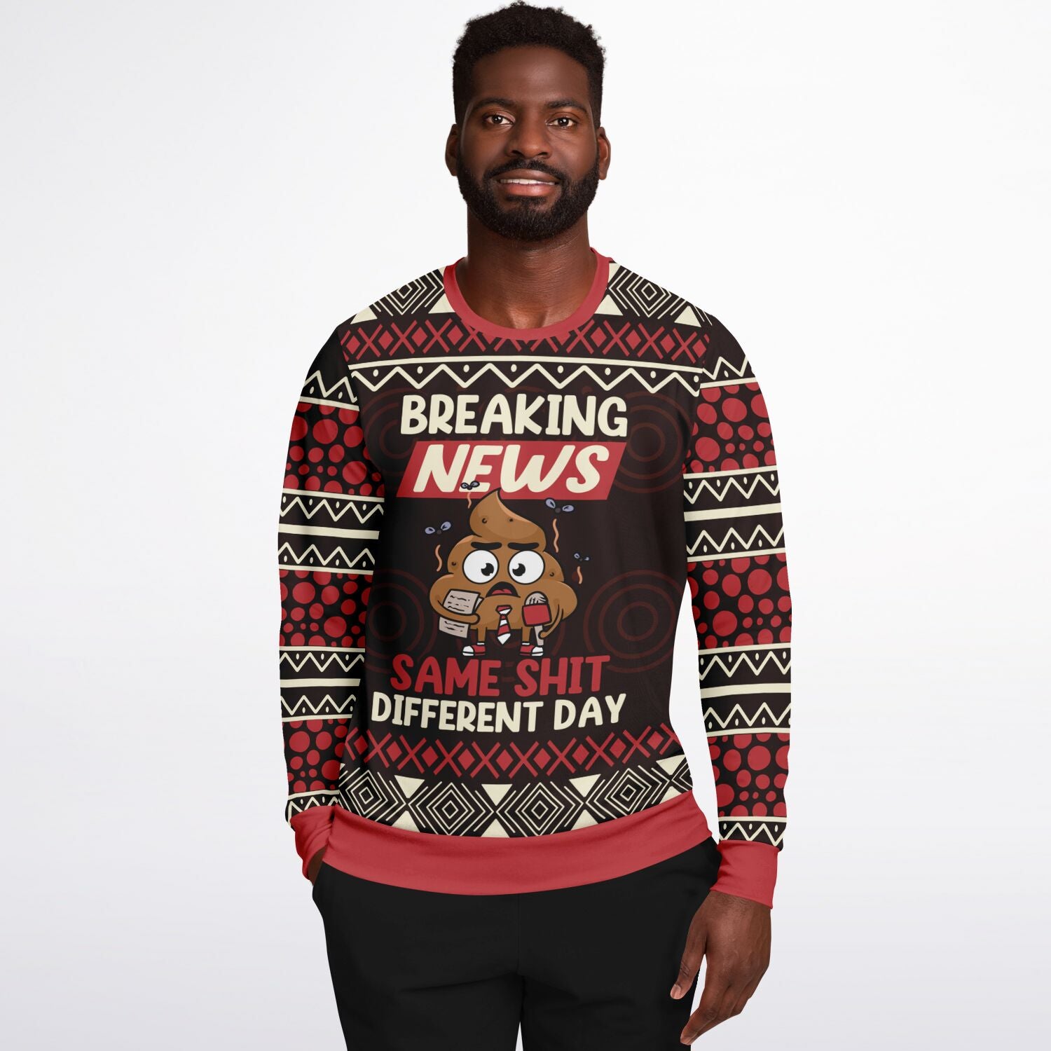 Breaking News: Same Shit Different Day Christmas Sweatshirt