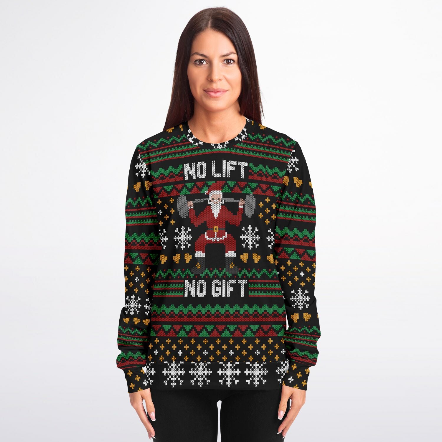 No Lift No Gift Christmas Sweatshirt