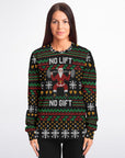 No Lift No Gift Christmas Sweatshirt