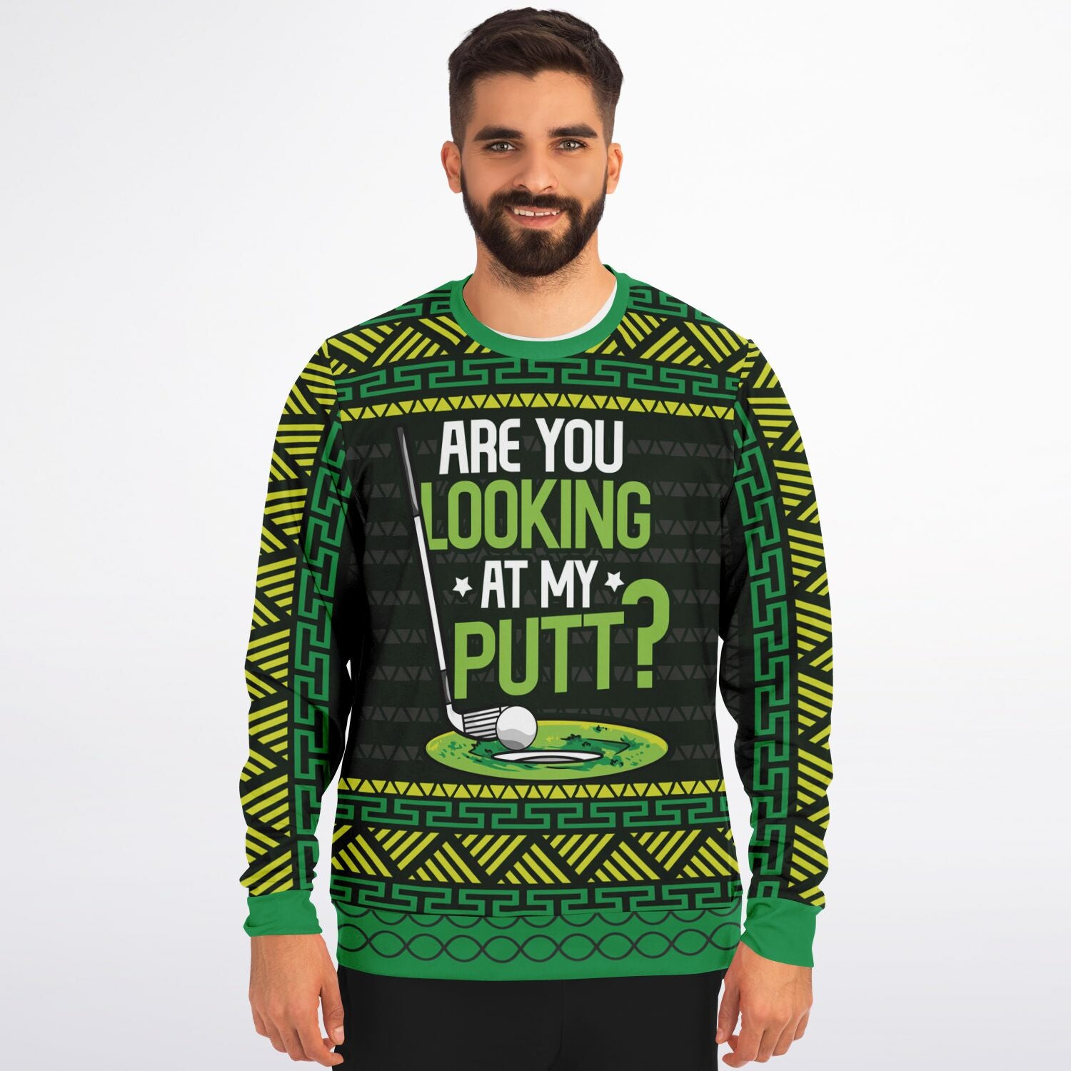 Are You Looking at My Putt? Christmas Sweatshirt