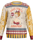 Pass Joints, Not Judgement Weed Christmas Sweatshirt