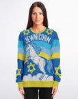 Jewnicorn Christmas Hannukah Sweatshirt