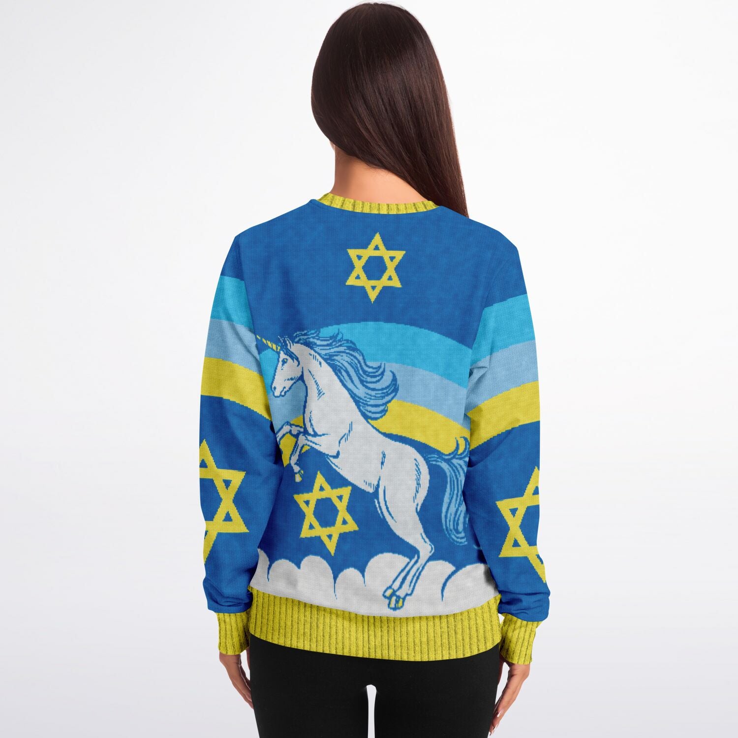 Jewnicorn Christmas Hannukah Sweatshirt