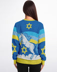 Jewnicorn Christmas Hannukah Sweatshirt