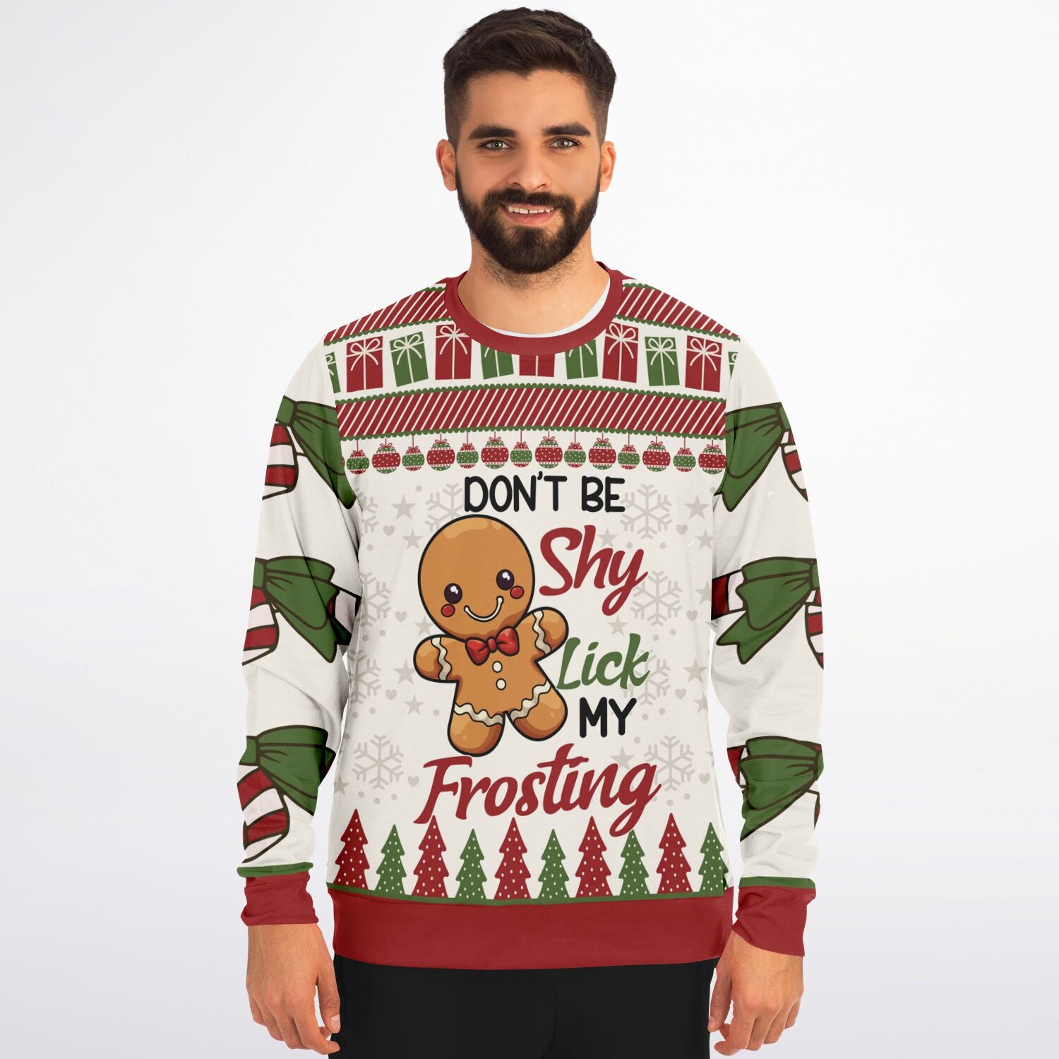 Don’t Be Shy, Lick My Frosting Christmas Sweatshirt