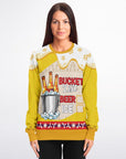 Bucket List: Beer and Ice Christmas Sweatshirt