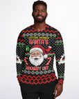 Santa’s Naughty List Lifetime Member Christmas Sweatshirt