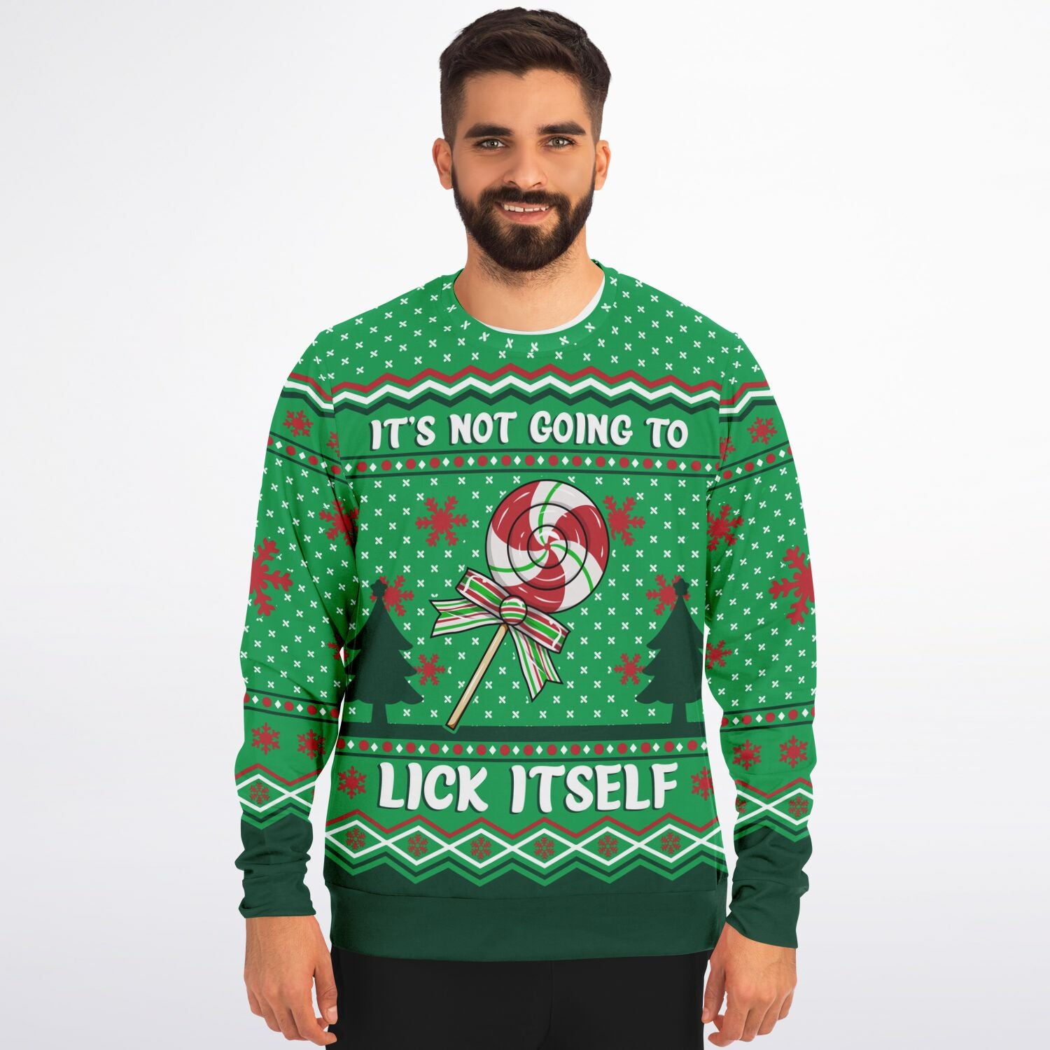 It&#39;s Not Going to Lick Itself Christmas Sweatshirt