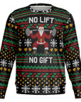 No Lift No Gift Christmas Sweatshirt