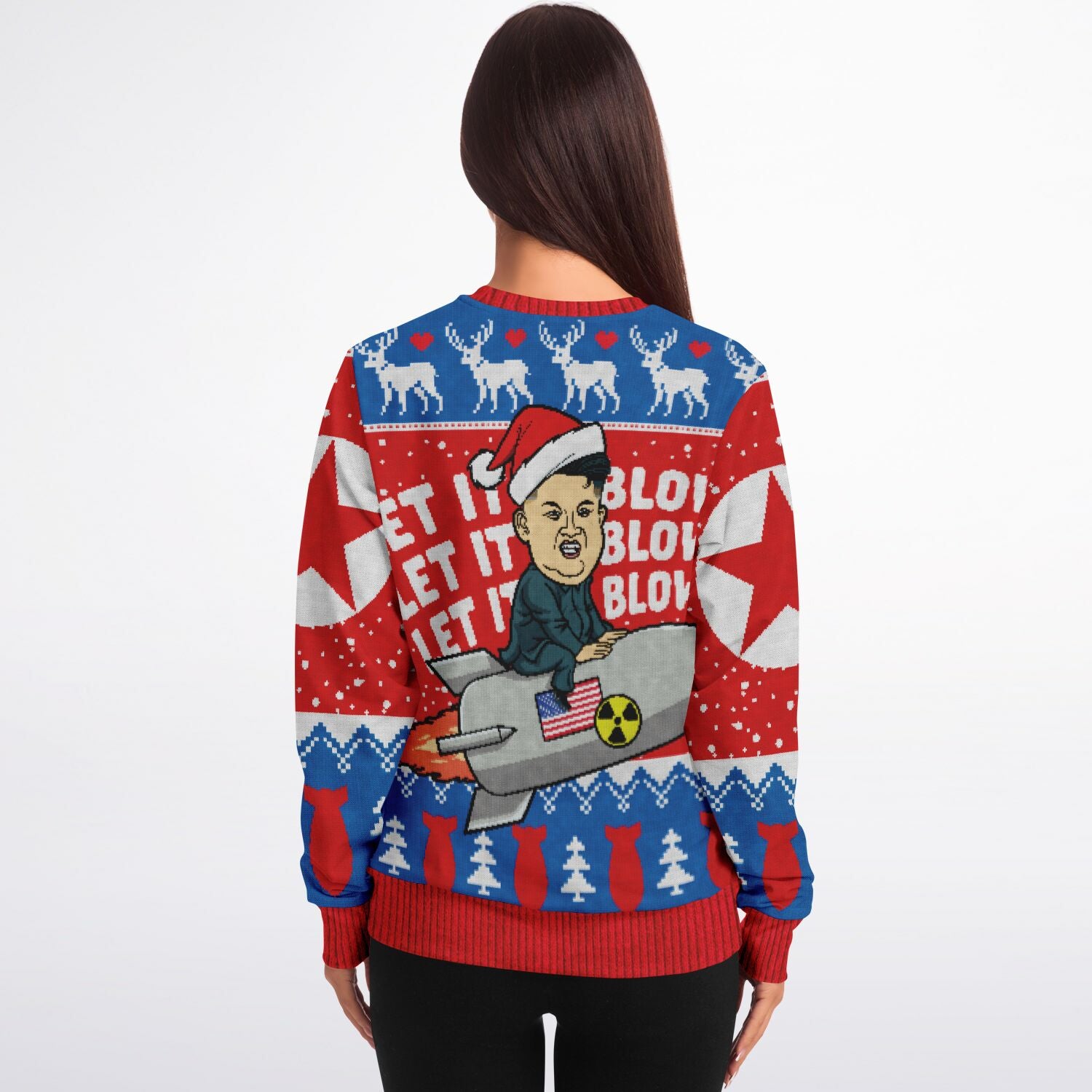 Let it Blow Kim Jung Un Christmas Sweatshirt