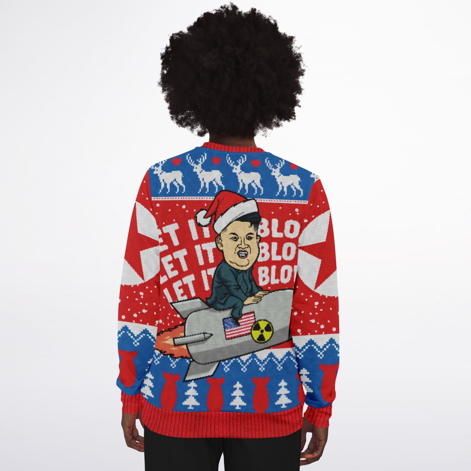 Let it Blow Kim Jung Un Christmas Sweatshirt