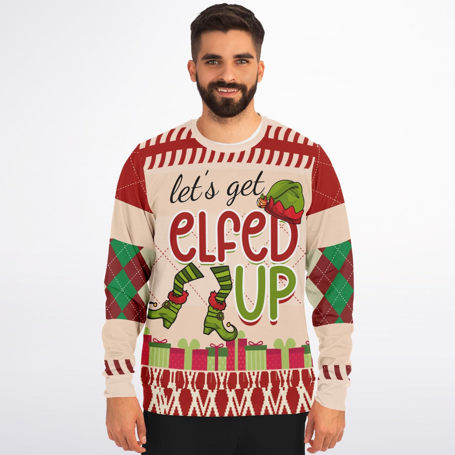 Let’s Get Elfed Up Christmas Sweater