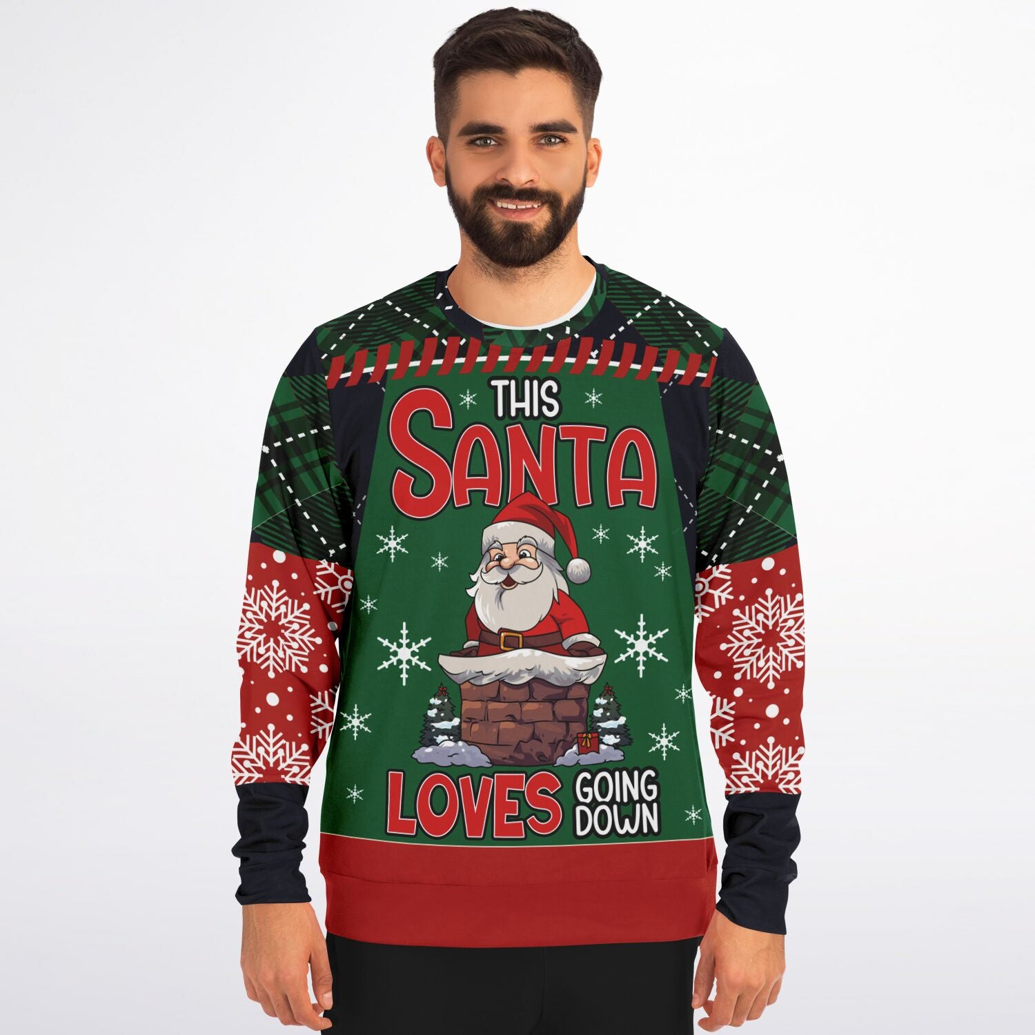 This Santa Loves Going Down Christmas Sweatshirt