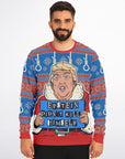 Epstein Didn't Kill Himself Trump Christmas Sweatshirt