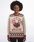 Love Is in the Air, Try Not to Breathe Christmas Sweatshirt