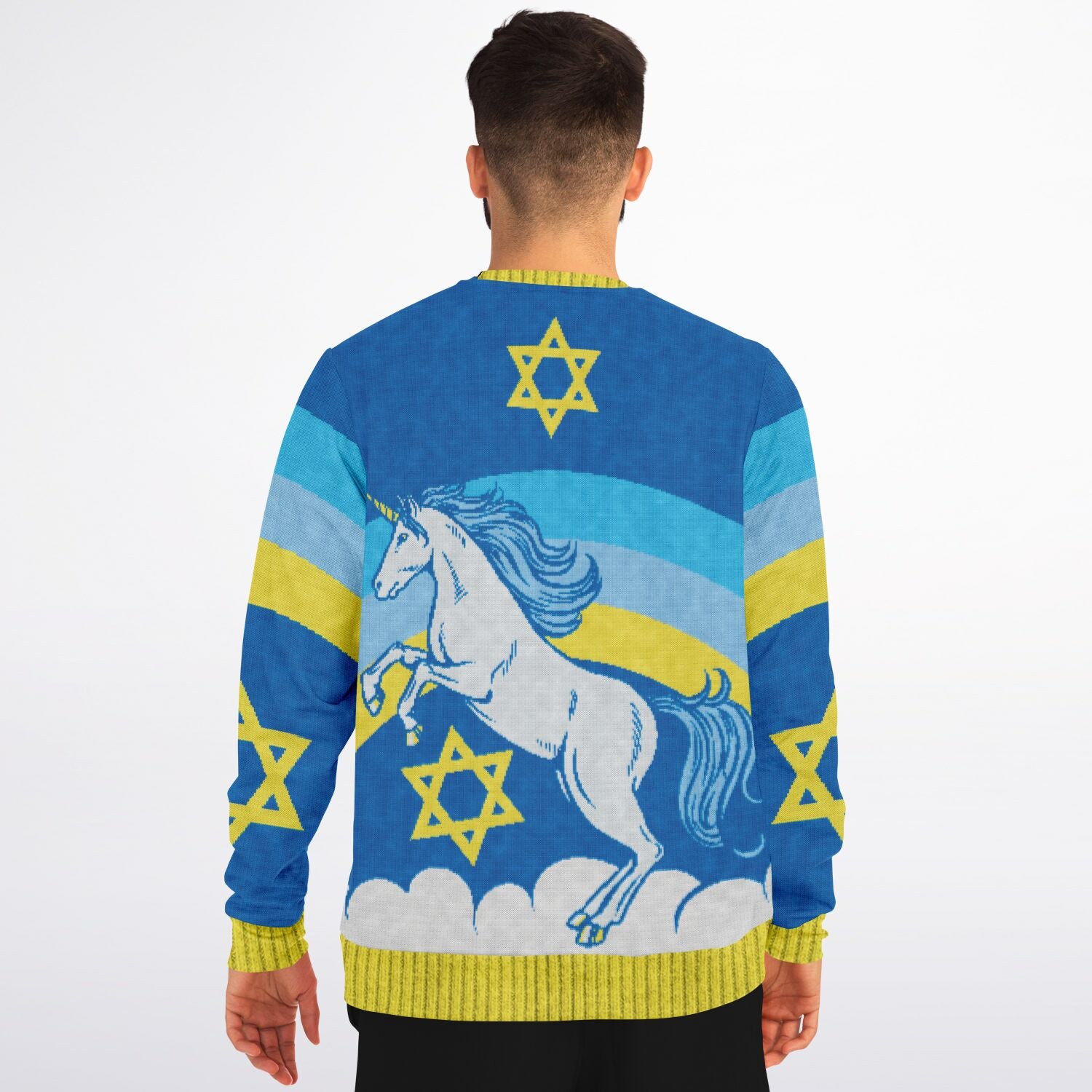 Jewnicorn Christmas Hannukah Sweatshirt