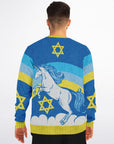 Jewnicorn Christmas Hannukah Sweatshirt