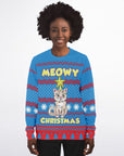 Meowy Christmas Cat Christmas Sweatshirt