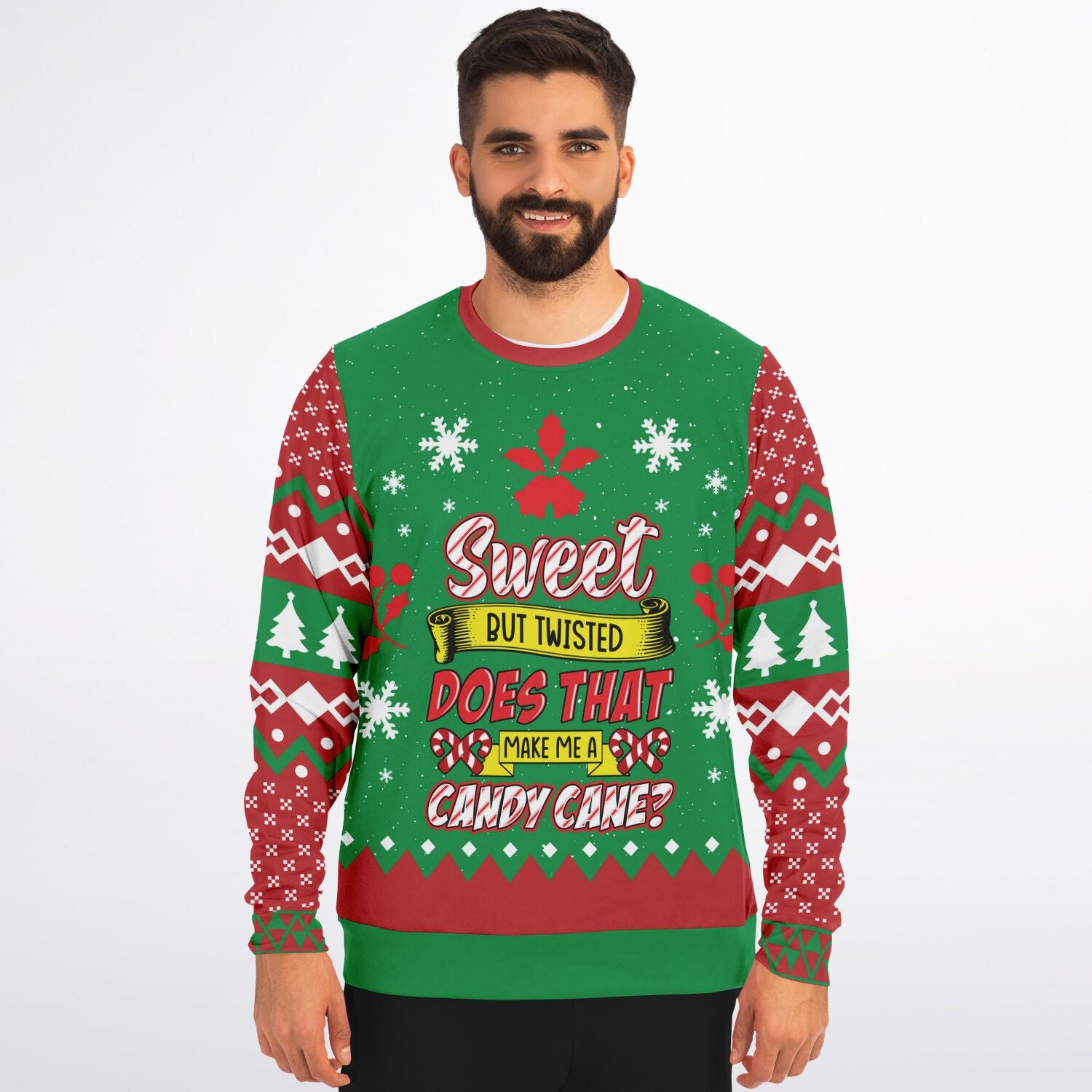 Candy Cane Christmas Sweatshirt