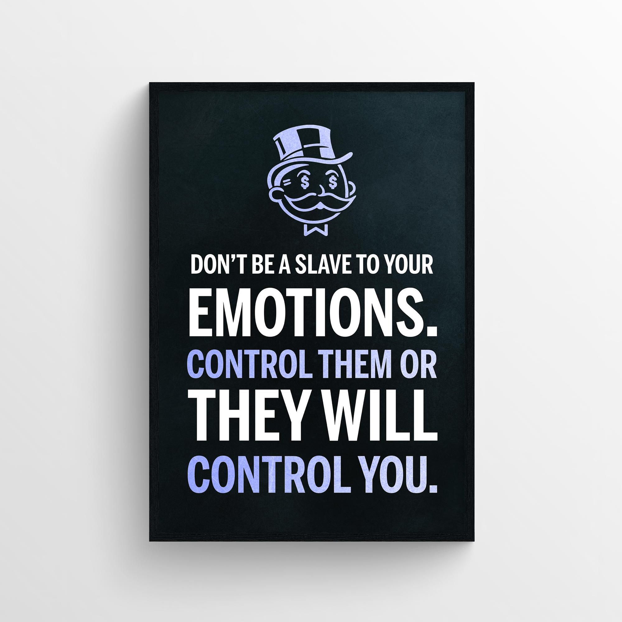 Control Your Emotions Motivation Poster - CollegeWares