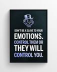 Control Your Emotions Motivation Poster - CollegeWares