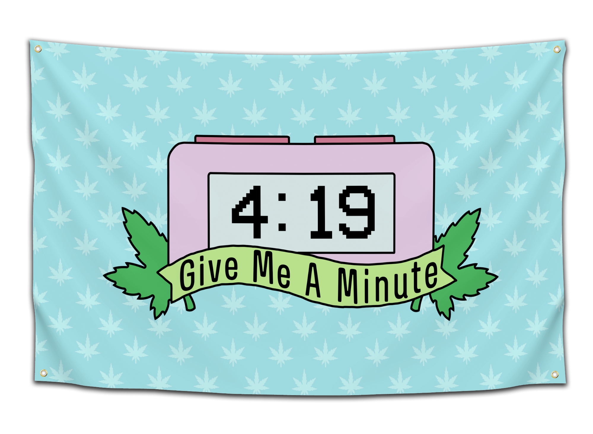 Give Me A Minute Flag - CollegeWares