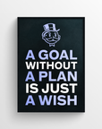 Goal Plan Wish Motivation Poster - CollegeWares