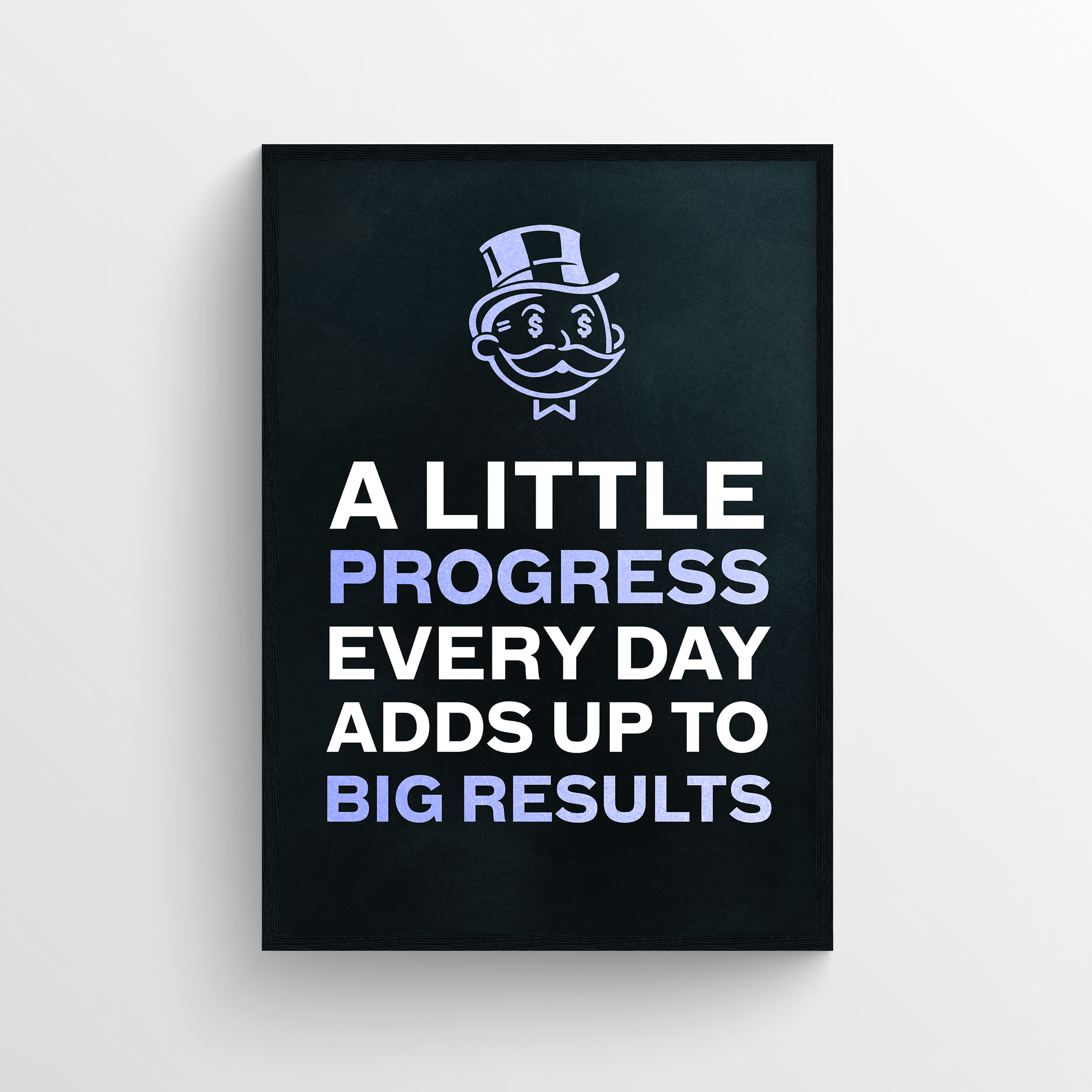 Little Progress Big Results Motivation Poster - CollegeWares