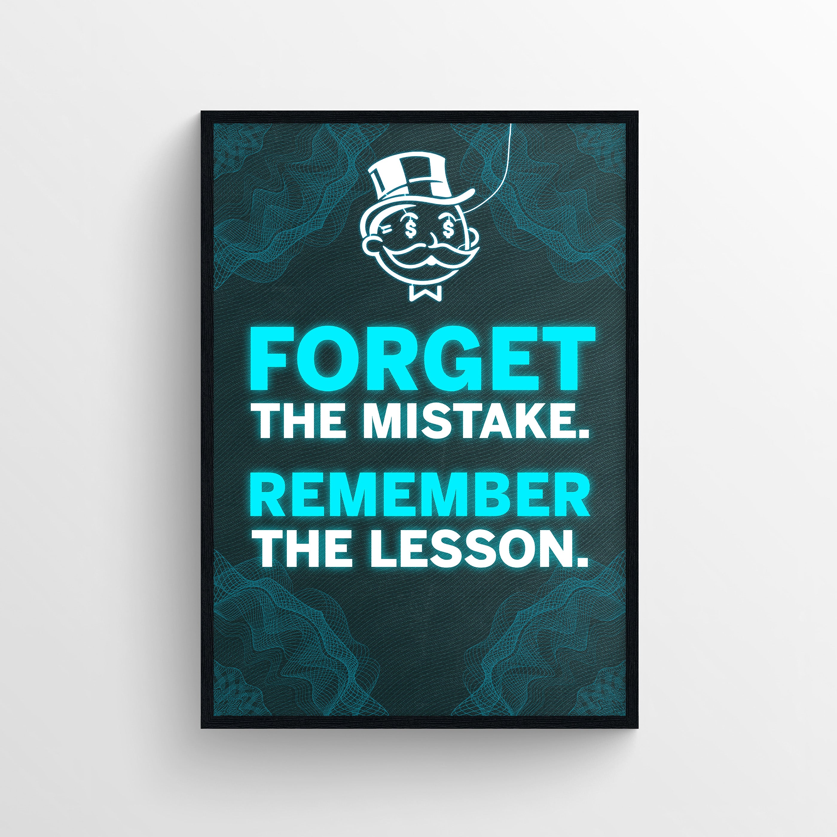 Remember the Lesson Poster | Inspirational Money Decor - CollegeWares