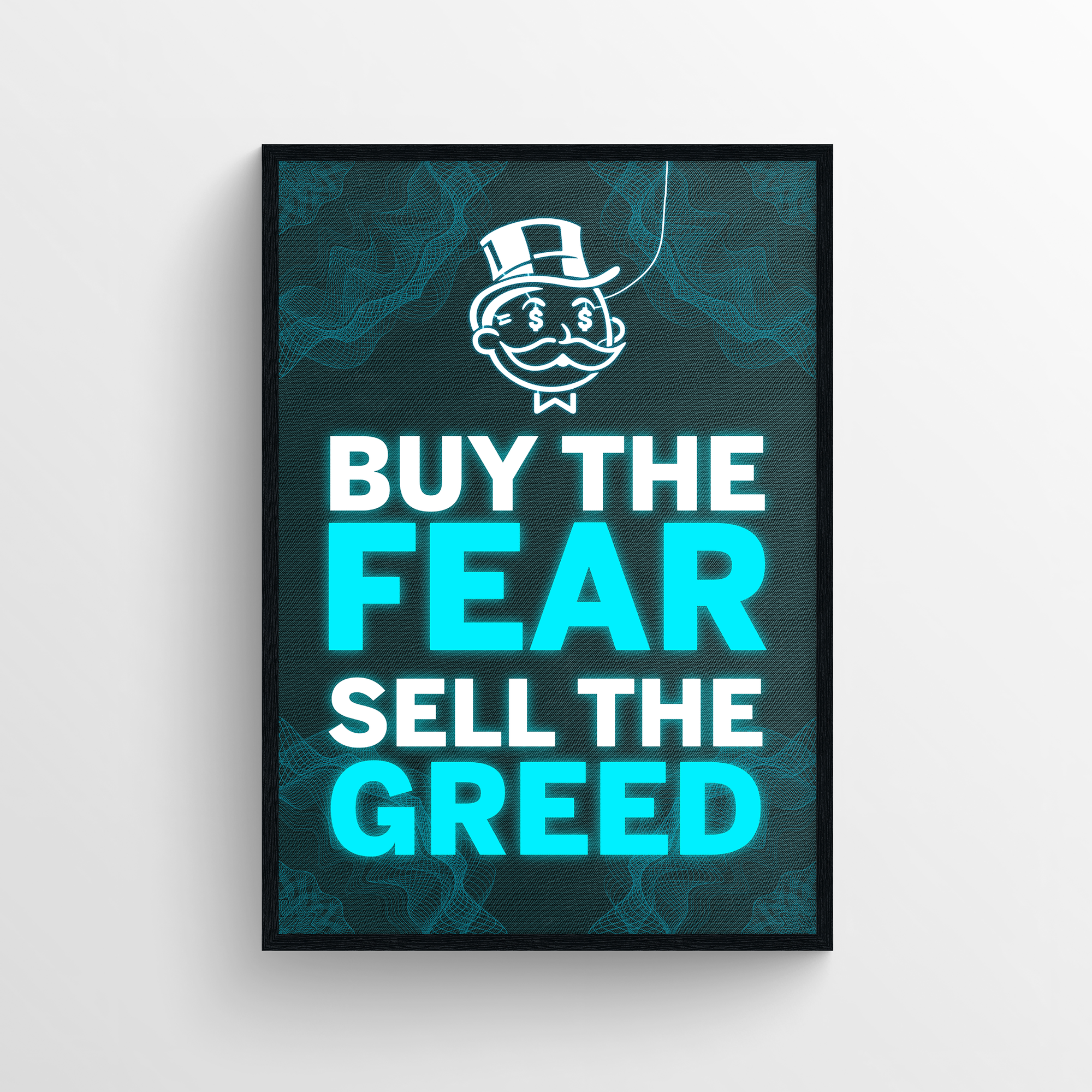 Sell the Greed Motivation LED Poster - CollegeWares