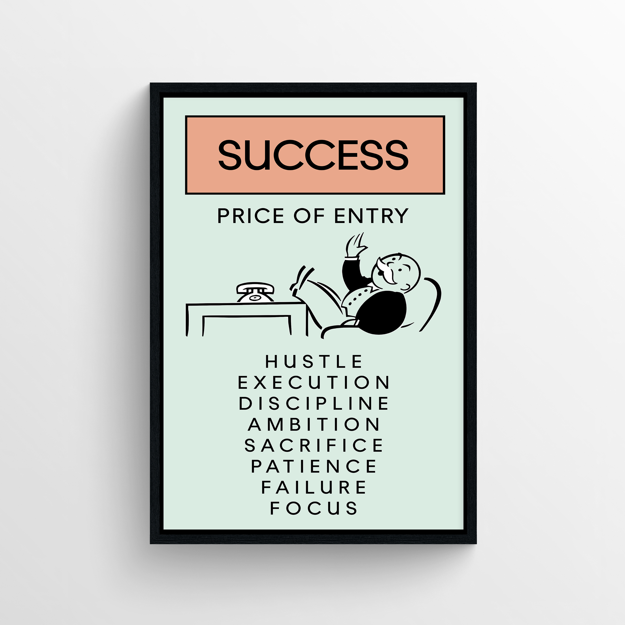 Success Motivation Monopoly Poster - CollegeWares