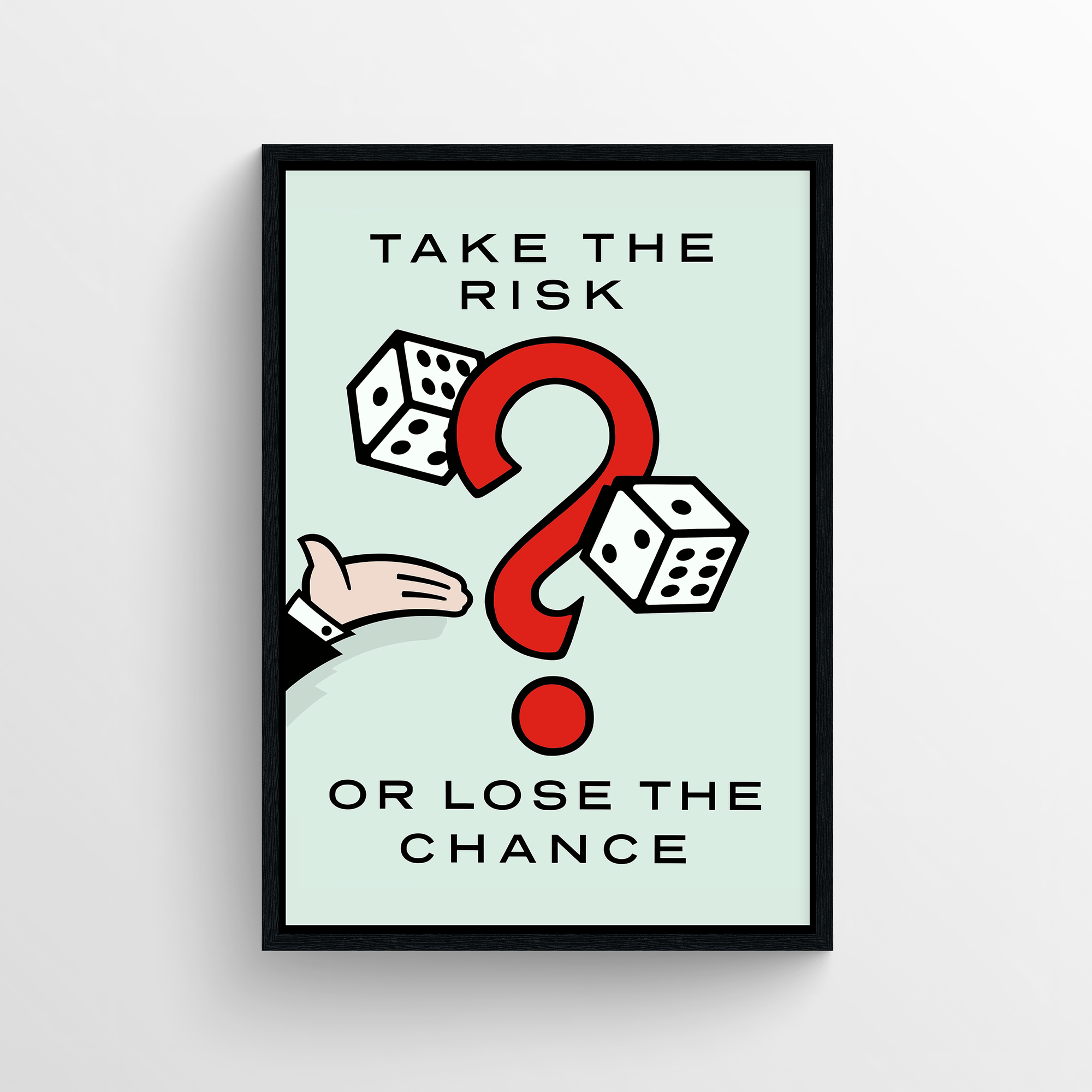 Take The Risk Motivation Monopoly Poster - CollegeWares