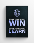 Win and Learn Motivation Poster - CollegeWares