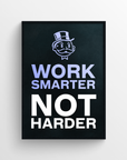 Work Smarter Not Harder Motivation Poster - CollegeWares