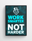 Worker Smart Not Harder Motivation LED Poster - CollegeWares