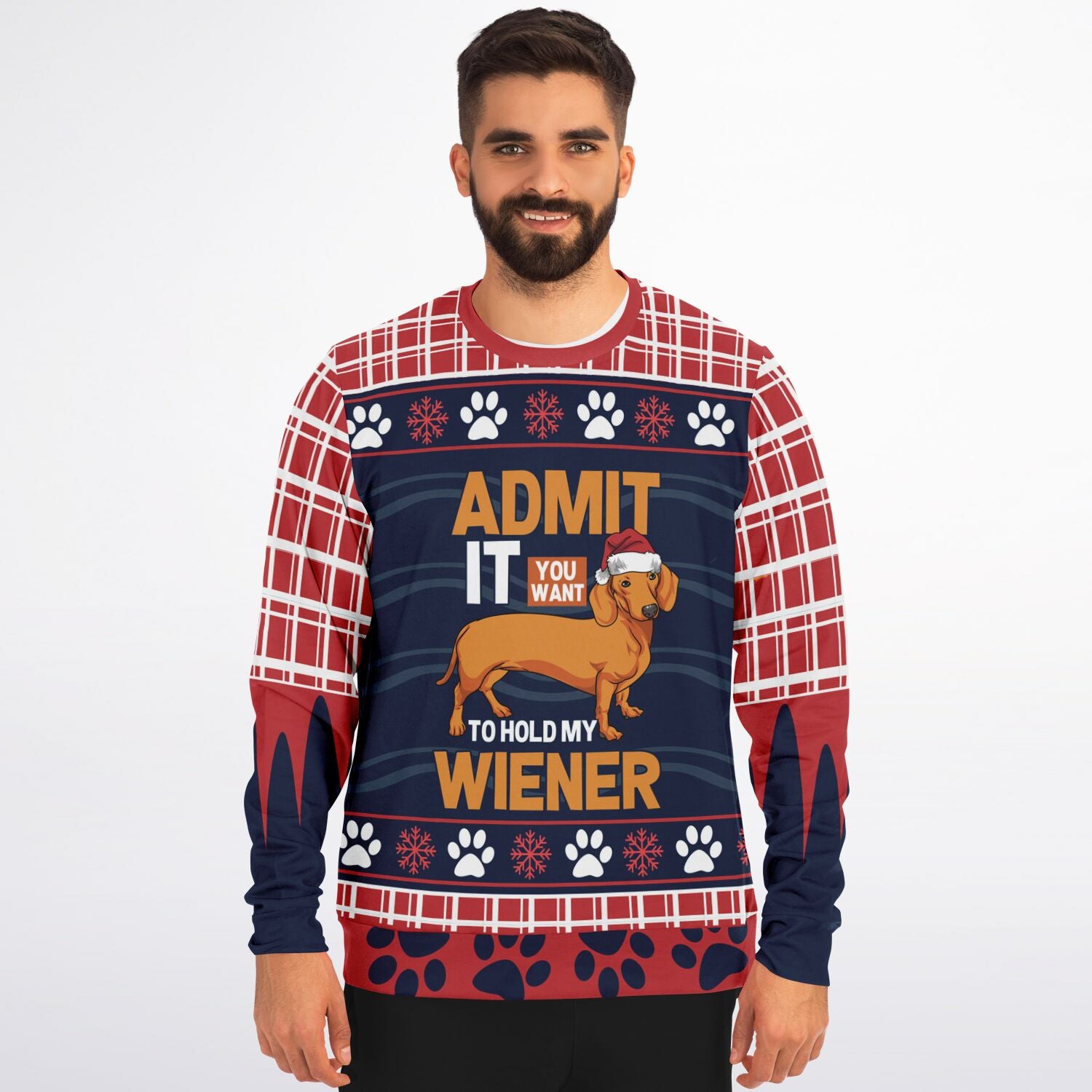 Admit It You Want to Hold My Wiener Christmas Sweatshirt