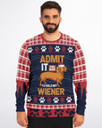 Admit It You Want to Hold My Wiener Christmas Sweatshirt