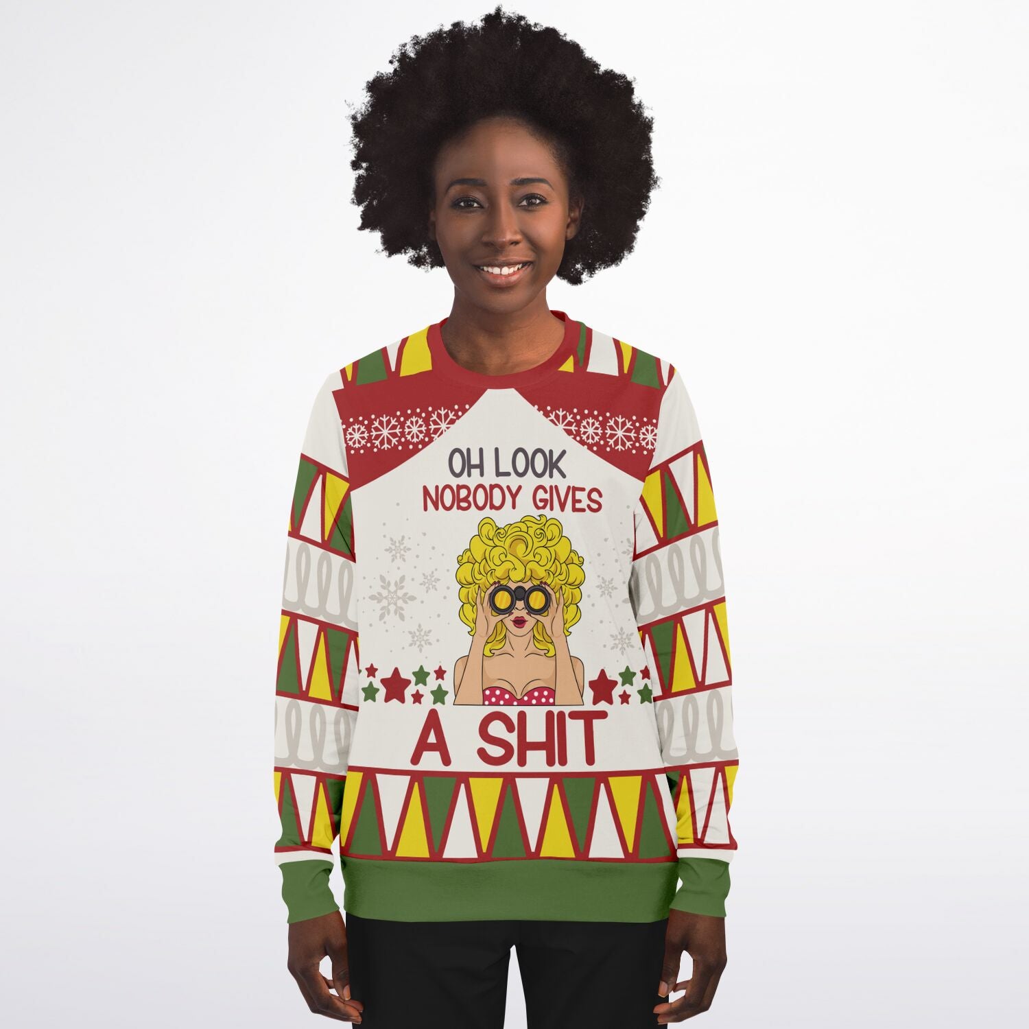 Oh Look, Nobody Gives A Shit Christmas Sweatshirt