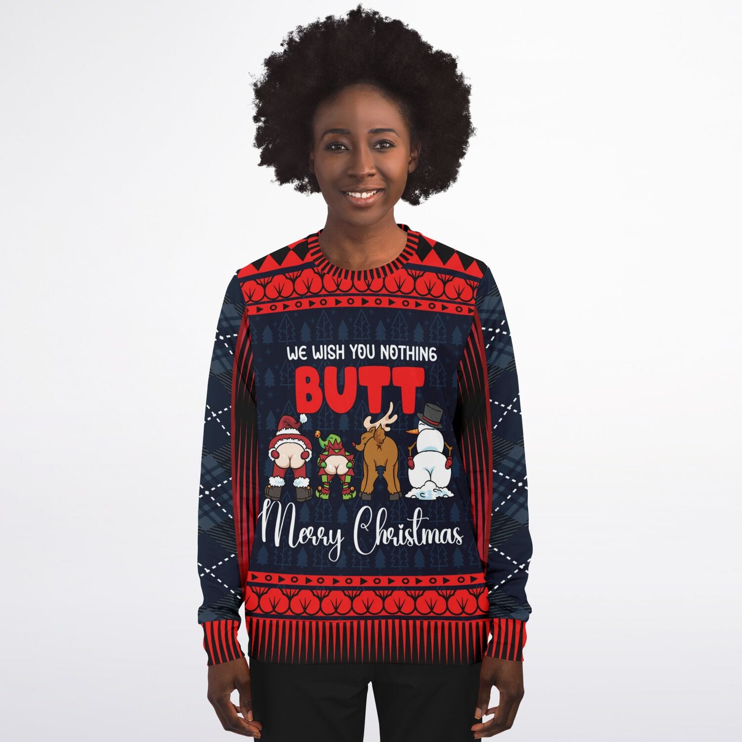 We Wish You Nothing Butt Christmas Sweatshirt