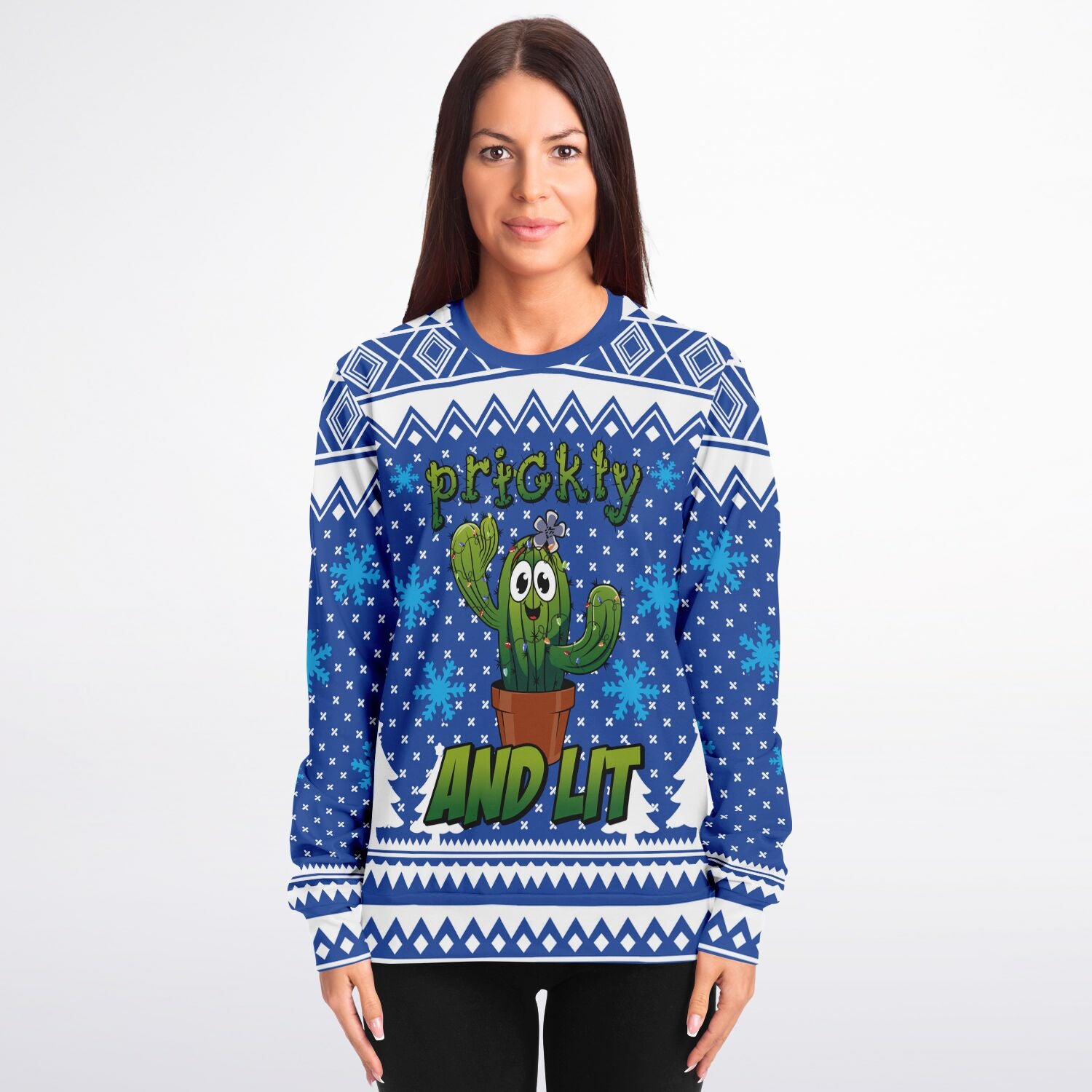 Prickly and Lit Christmas Sweatshirt