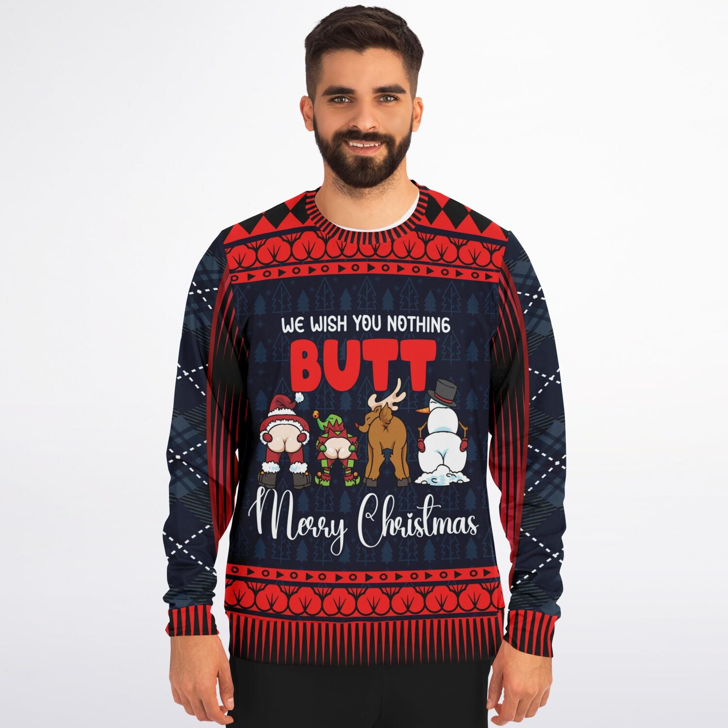 We Wish You Nothing Butt Christmas Sweatshirt