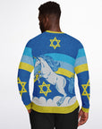 Jewnicorn Christmas Hannukah Sweatshirt