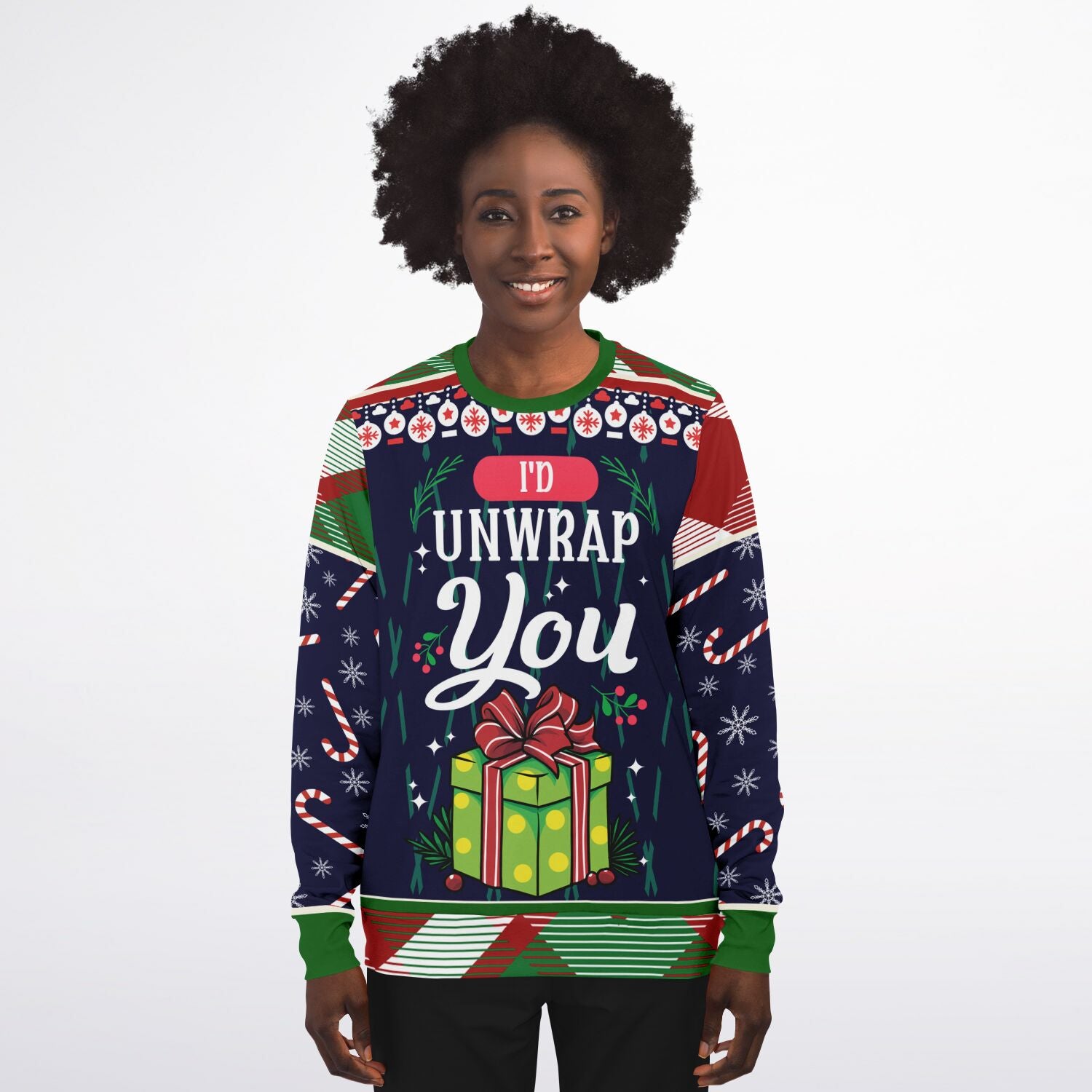 I’d Unwrap You Christmas Sweatshirt