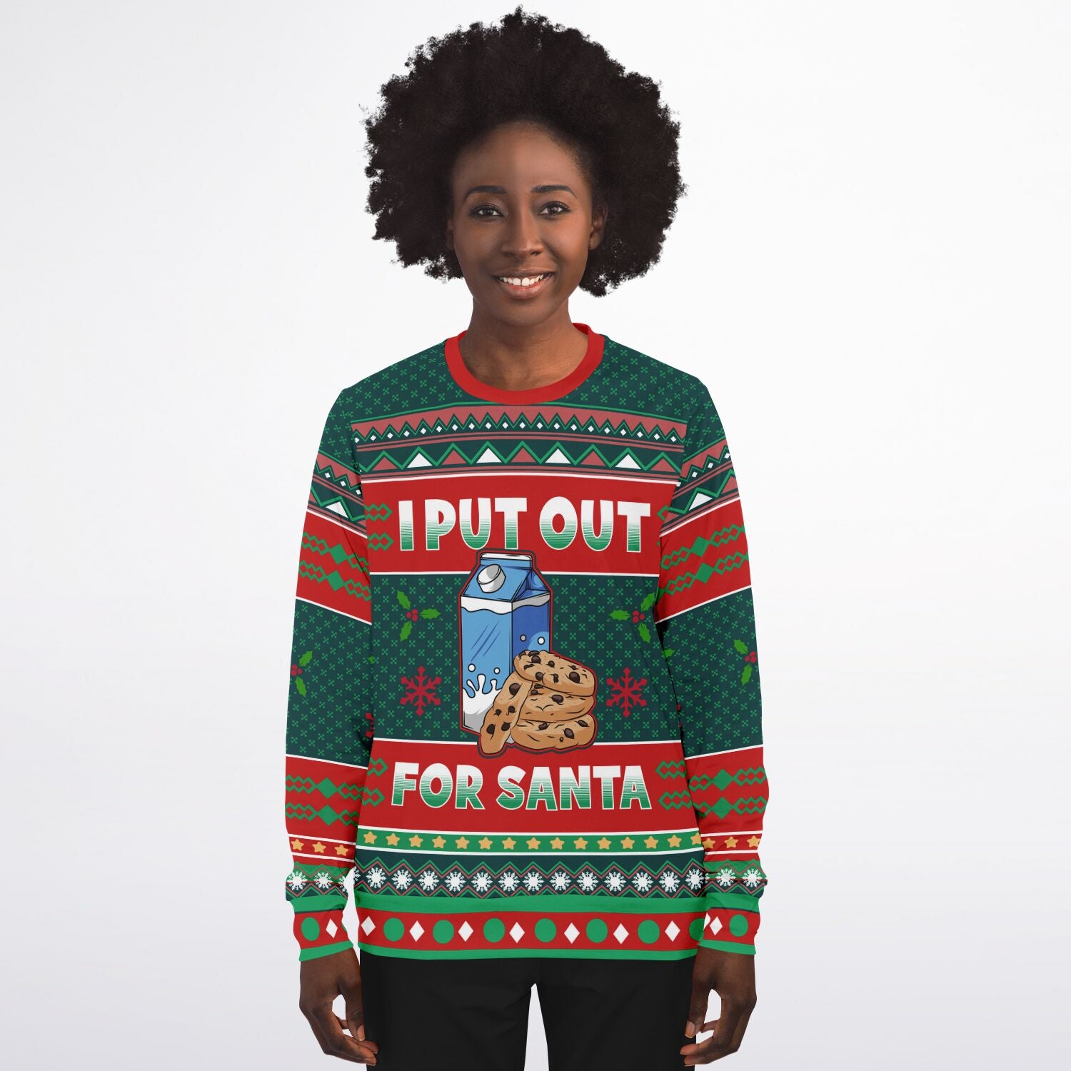 I Put Out for Santa Christmas Sweatshirt