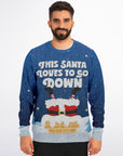 This Santa Loves To Go Down Christmas Sweatshirt