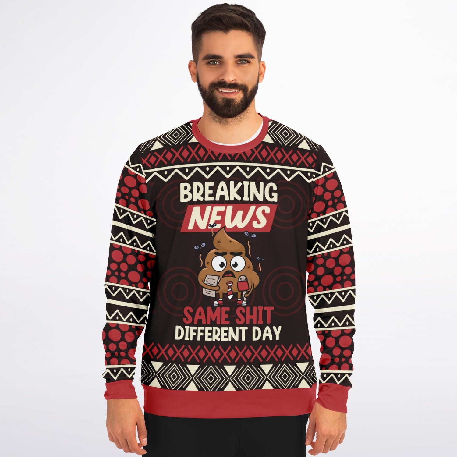 Breaking News: Same Shit Different Day Christmas Sweatshirt