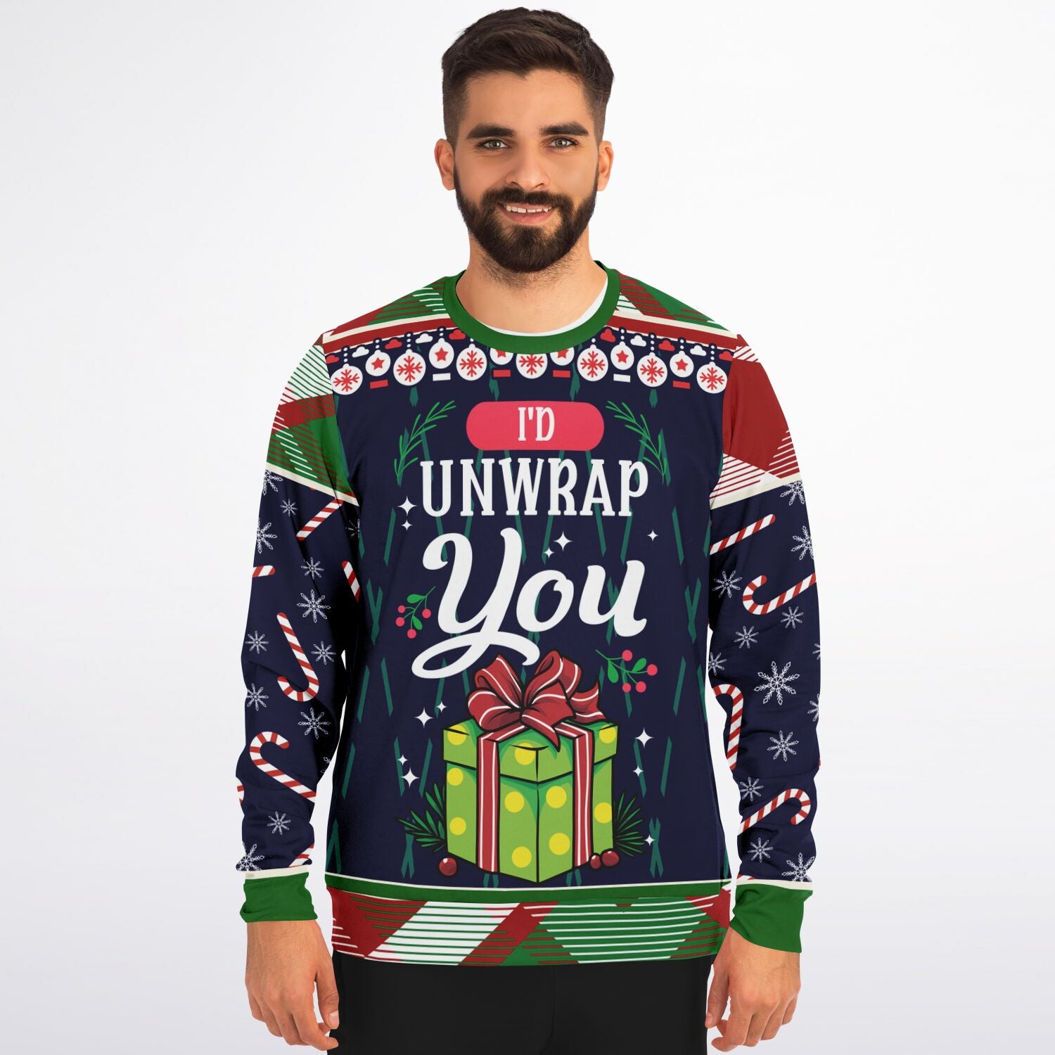 I’d Unwrap You Christmas Sweatshirt