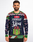 I’d Unwrap You Christmas Sweatshirt