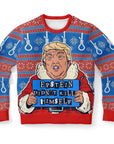 Epstein Didn't Kill Himself Trump Christmas Sweatshirt