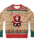 What Happens on Santa’s Lap Christmas Sweatshirt